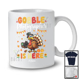 Personalized Gobble Photographer Is Here; Humorous Thanksgiving Turkey; Custom Name Jobs T-Shirt