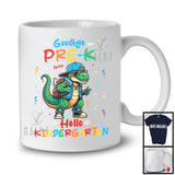 Personalized Goodbye Pre-K Hello Kindergarten, Lovely Graduation Custom Name T-Rex, Dinosaur T-Shirt