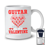 Personalized Guitar Is My Valentine; Amusing Hearts Custom Name Guitarist Musical Instruments T-Shirt