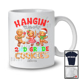 Personalized Hangin' 2nd Grade Cookies; Fantastic Christmas Custom Name 3 Gingerbreads; Teacher T-Shirt