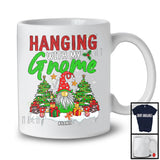 Personalized Hanging With My Gnome; Humorous Christmas Custom Name 1 Gnome; Family T-Shirt