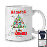 Personalized Hanging With My Gnomies; Wonderful Christmas Tree Gnomes; Custom Name Family T-Shirt