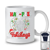 Personalized Hap-Pee Holidays; Amazing Christmas Kidney; Custom Name Dialysis Nurse T-Shirt