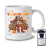 Personalized Happy Thanksgiving; Amazing Custom Name Turkey Beagle; Fall Leaves T-Shirt