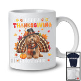 Personalized Happy Thanksgiving; Amazing Custom Name Turkey Cockapoo; Fall Leaves T-Shirt