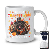 Personalized Happy Thanksgiving; Amazing Custom Name Turkey Newfoundland; Fall Leaves T-Shirt