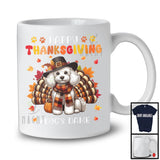 Personalized Happy Thanksgiving; Amazing Custom Name Turkey Poodle; Fall Leaves T-Shirt