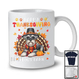 Personalized Happy Thanksgiving; Amazing Custom Name Turkey Schnauzer; Fall Leaves T-Shirt