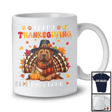 Personalized Happy Thanksgiving; Amazing Custom Name Turkey Shar Pei; Fall Leaves T-Shirt