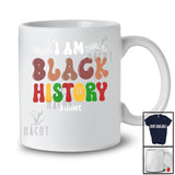 Personalized I Am Black History; Joyful Black History Month Custom Name Family Afro; African T-Shirt