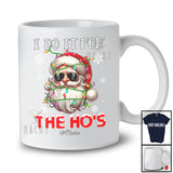 Personalized I Do It For The Ho's; Sarcastic Christmas Naughty Santa; X-mas Custom Name Family T-Shirt