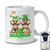 Personalized I Put The He In Shenanigans; Lovely St. Patrick's Day Custom Name Poodle; Couple T-Shirt