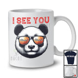 Personalized I See You, Adorable Custom Name Panda Sunglasses, Wild Animal Panda Lover T-Shirt