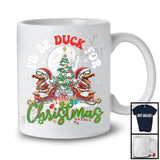 Personalized I'll Be Duck For Christmas, Merry X-mas Tree Lights Custom Name Duck, Snow T-Shirt