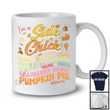 Personalized I'm A Side Chick Definition; Happy Thanksgiving Custom Name; Lunch Lady Groovy T-Shirt