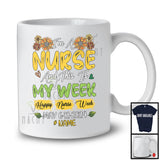 Personalized I'm Nurse This Is My Week, Lovely Custom Name Nurse Week Nursing, Sunflower T-Shirt