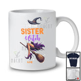 Personalized I'm The Sister Witch, Sarcastic Halloween Custom Name Family Group, Witch Lover T-Shirt