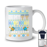 Personalized In My Hanukkah Era; Lovely Sweater Menorah; Custom Name Family Friends Group T-Shirt