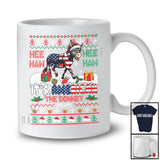 Personalized It's American The Donkey; Amazing Christmas Sweater; Custom Name Santa Donkey T-Shirt