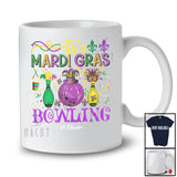 Personalized It's Mardi Gras Bowling; Lovely Beads Custom Name Bowling Player; Family T-Shirt