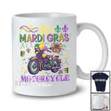 Personalized It's Mardi Gras Motorcycle; Lovely Beads Custom Name Motorcycle Rider; Family T-Shirt