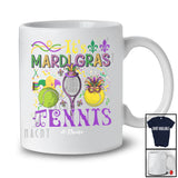 Personalized It's Mardi Gras Tennis; Lovely Beads Custom Name Tennis Player; Family T-Shirt