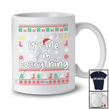 Personalized It's Me I'm Everything; Amazing Christmas Sweater Santa; Custom Name Couple T-Shirt