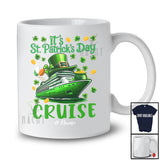 Personalized It's St. Patrick's Day Cruise; Adorable Leprechaun Cruise Ship; Custom Name Captain T-Shirt