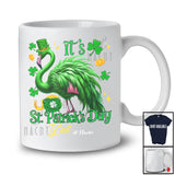 Personalized It's St. Patrick's Day Y'all; Amazing Custom Name Leprechaun Flamingo; Shamrocks T-Shirt