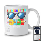 Personalized Kindergarten Dude; Happy Back To School Sunglasses Custom Name; Boys Students T-Shirt