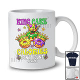 Personalized King Cake Calories Don't Count; Amazing Mardi Gras Custom Name Carnival Parades T-Shirt