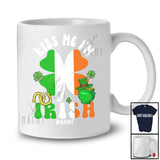 Personalized Kiss Me I'm Irish; Fantastic St. Patrick's Day Custom Name Irish Flag Shamrock T-Shirt