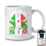 Personalized Kiss Me I'm Mexican; Fantastic St. Patrick's Day Custom Name Mexican Flag Shamrock T-Shirt