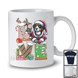 Personalized LOVE, Adorable Christmas Custom Name Appenzeller Sennenhund Santa, Candy Cane X-mas T-Shirt