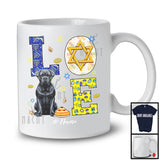 Personalized LOVE; Happy Hanukkah Decoration Custom Name Cane Corso Owner; Family Group T-Shirt