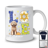 Personalized LOVE; Happy Hanukkah Decoration Custom Name Sproodle Owner; Family Group T-Shirt