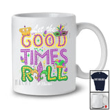 Personalized Let The Good Times Roll; Joyful Mardi Gras Beads Parades; Custom Name Family T-Shirt