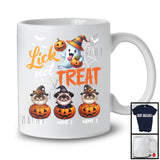 Personalized Lick Not Treat, Lovely Halloween Three Custom Name Himalayan Cat Witch Owner T-Shirt