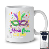 Personalized Mardi Gras Crew; Amazing Mardi Gras Masked Beads; Custom Name Parades Group T-Shirt