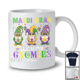 Personalized Mardi Gras With My Gnomies; Amazing Mardi Gras Custom Name Three Gnomes; Parade T-Shirt