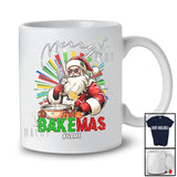 Personalized Merry Bakemas; Amusing Christmas Santa Baking Cookies; Custom Name Family T-Shirt