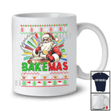 Personalized Merry Bakemas; Amusing Christmas Santa Baking Cookies; Sweater Custom Name Family T-Shirt