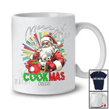 Personalized Merry Cookmas; Amusing Christmas Santa Cooking; Custom Name Family T-Shirt