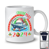 Personalized Merry Cruisemas 2024; Awesome Christmas Custom Name Cruise Ship; Rainbow T-Shirt