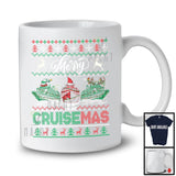 Personalized Merry Cruisemas; Wonderful Christmas Sweater Plaid; Custom Name Cruise Ship T-Shirt