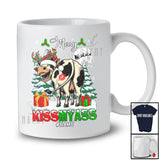 Personalized Merry Kissmyass; Sarcastic Christmas Santa Reindeer Cow Ass; Farmer Family T-Shirt