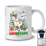 Personalized Merry Kissmyass; Sarcastic Christmas Santa Reindeer Goat Ass; Farmer Family T-Shirt