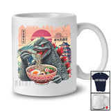 Personalized Monster Eating Ramen; Humorous Custom Name Japanese Monster; Food Lover T-Shirt