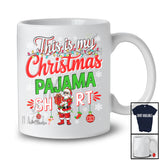 Personalized My Christmas Pajama Shirt; Amusing Custom Name Santa X-mas; Family T-Shirt