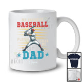 Personalized My Favorite Baseball Player Calls Me Dad, Proud Father's Day Custom Name, Vintage T-Shirt